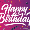500 Étiquettes "Happy Birthday"
