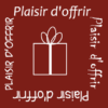500 Étiquettes "plaisir d'offrir" Choco