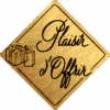 500 Étiquettes "plaisir d'offrir" Or