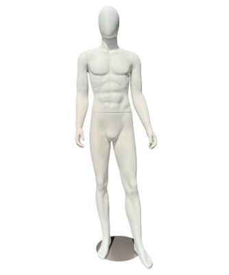 Mannequin Homme blanc mat