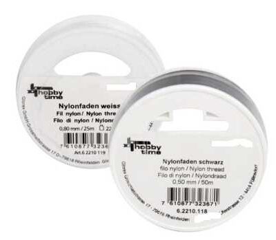 Bobine fil de nylon L. 100m Dia. 0.5mm