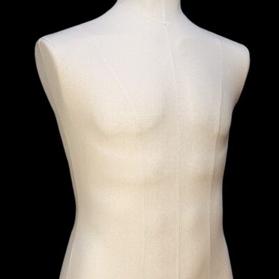 Buste couture Homme large tissu Toile ecru