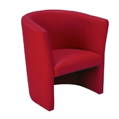 Chauffeuse club rouge