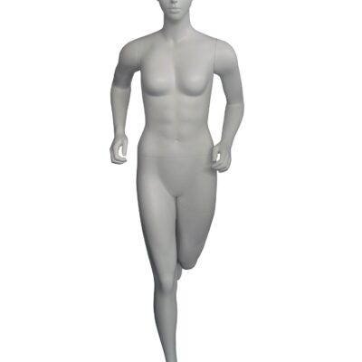 Mannequin sportif femme Runner blanc avec tête
