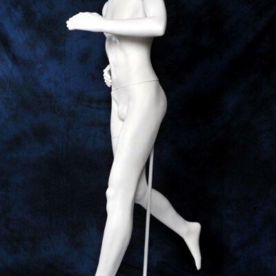 Mannequin sportif homme Runner sans tête blanc