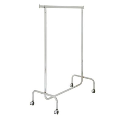 Penderie droite chromée L.100 cm