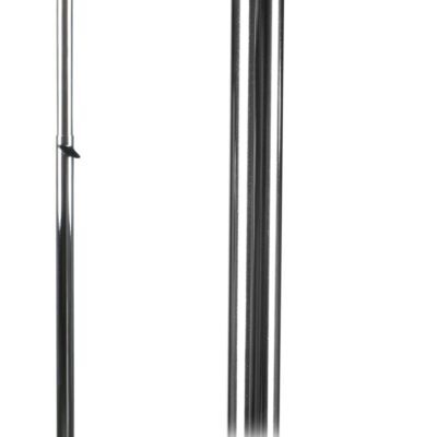 Pied base chromé pour buste torso fixation cou