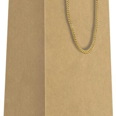 Sac bouteille Brun papier kraft L11xP11xH39cm x20