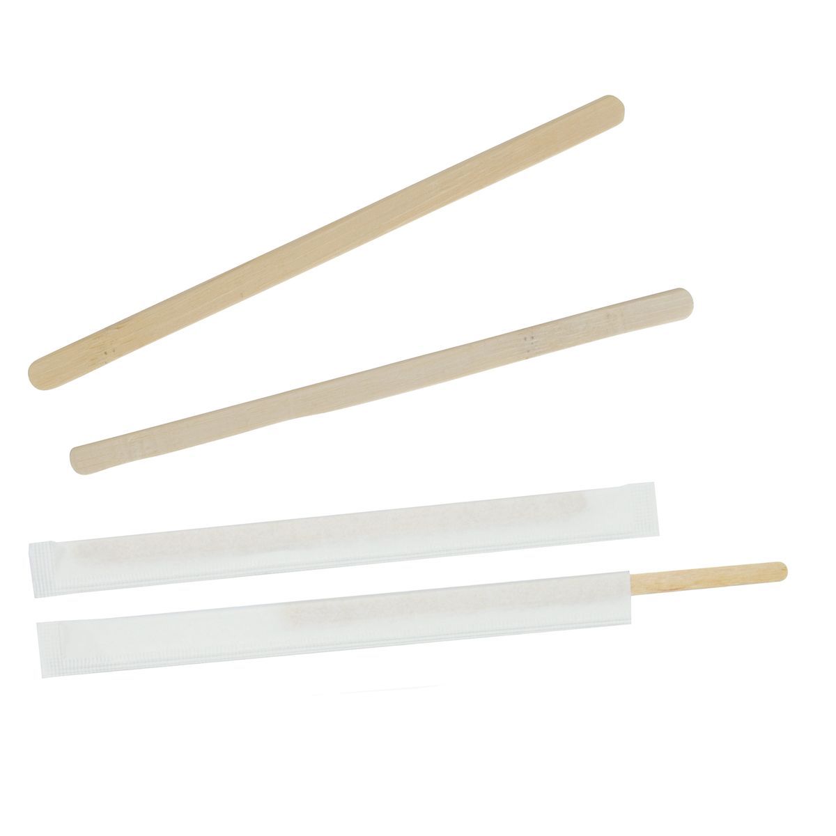 500 Agitateurs en bambou 140 mm