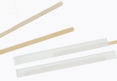 300 Agitateurs Bois 14cm