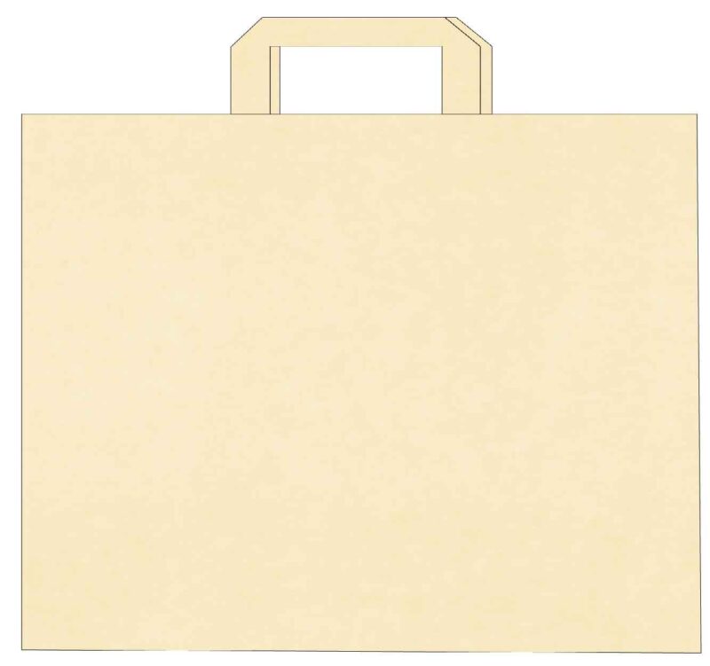 Sacs kraft poignées plates – Impression quadrichromie