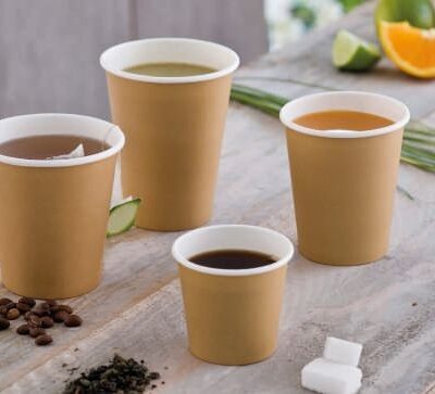 50 Gobelets carton brun