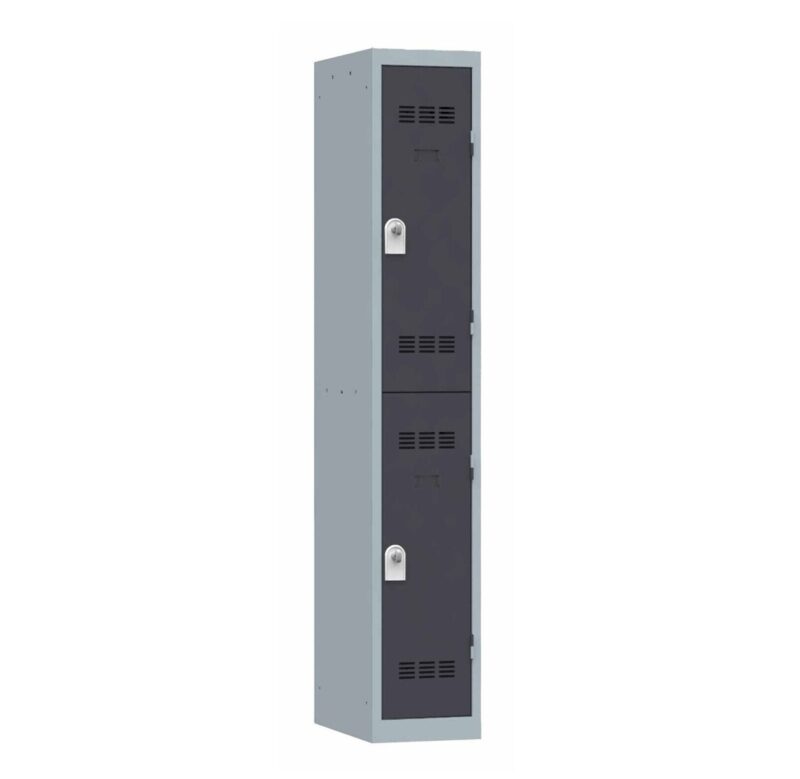 Vestiaire 1 colonne multicases L.30 cm monobloc soudé