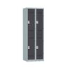 Vestiaire 2 colonnes multicases 60 cm monobloc soudé