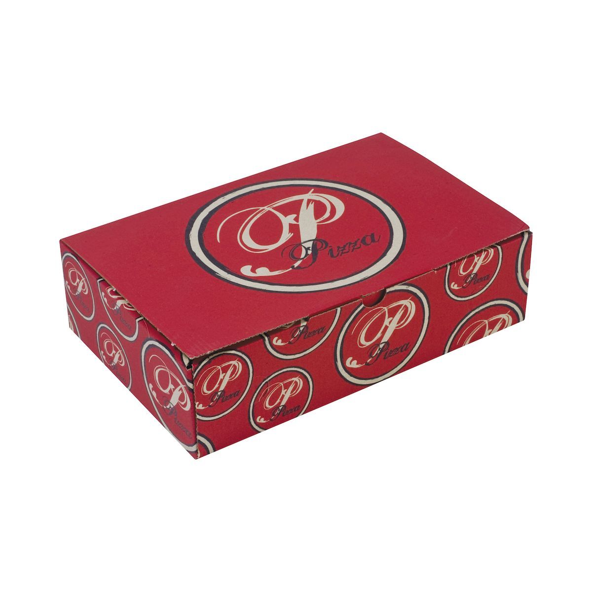 Boîte calzone carton rouge