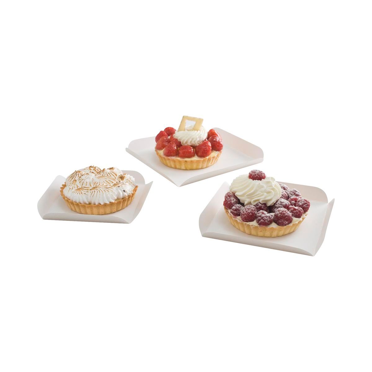 250 Carrés rainés en carton alimentaire – Image 3