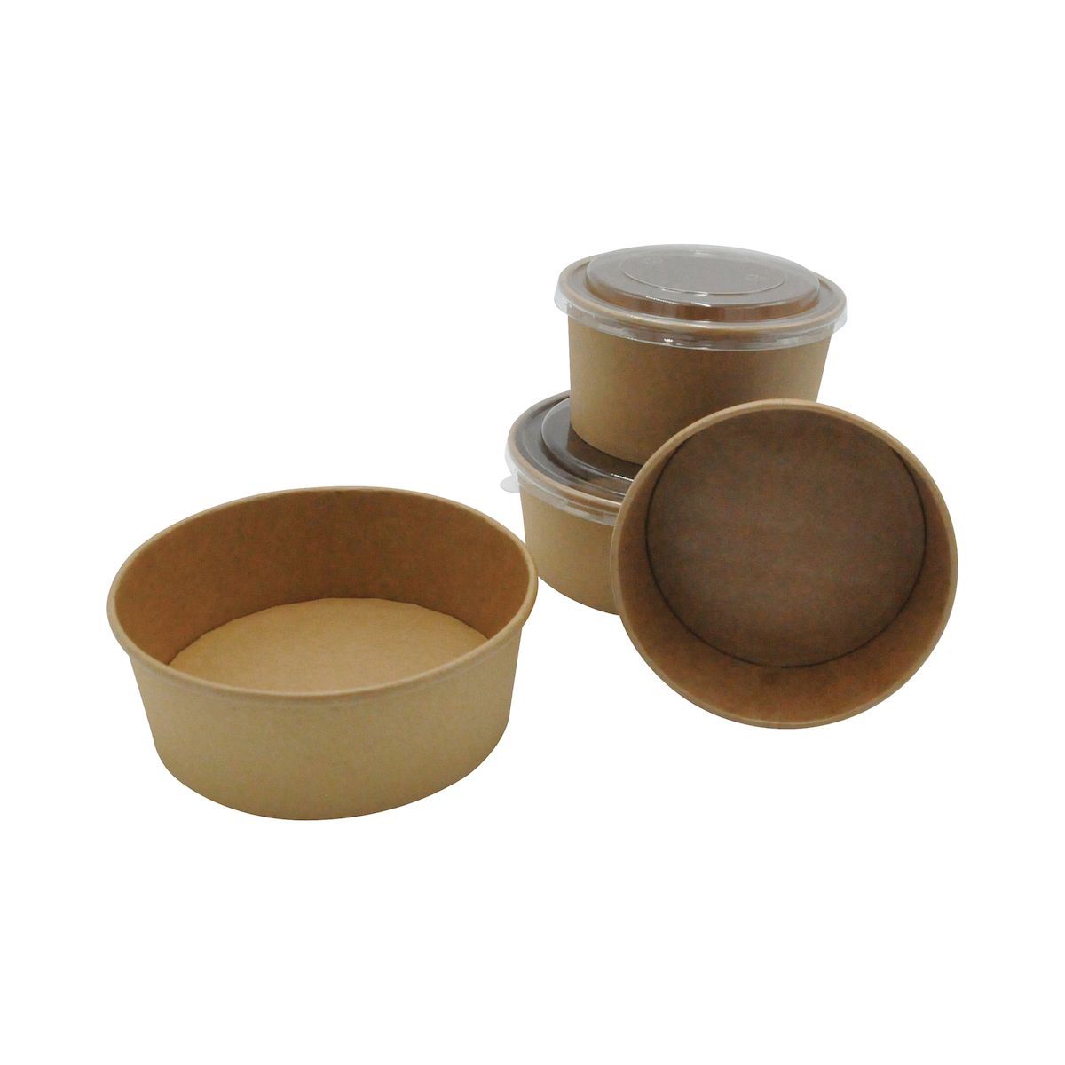 300 Bol à salade en carton avec enduction PE