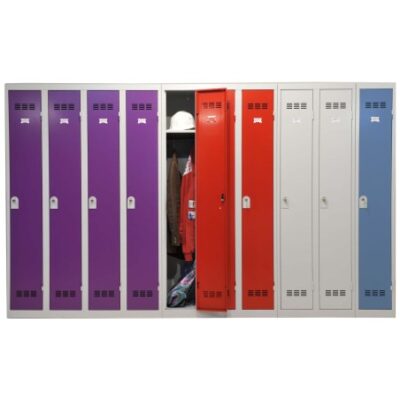 Vestiaire 3 colonnes monobloc soudé industrie propre