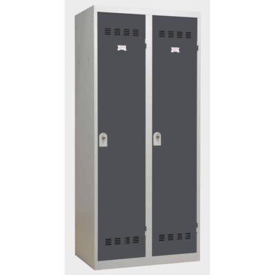 Vestiaires 2 colonnes monobloc soudé industrie salissante