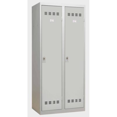 Vestiaires 2 colonnes monobloc soudé industrie salissante