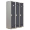 Vestiaires 3 colonnes monobloc soudé industrie salissante