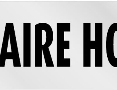 Plaque adhésive "Vestiaire homme"