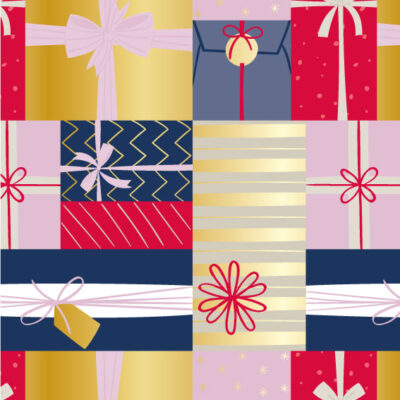 Sachets cadeau Noël Rubans d'Or x 250 – Papier couché 60 g/m²