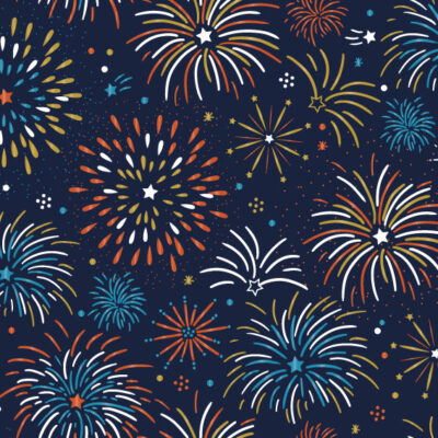 Sachets cadeau Noël Fireworks x 250 – Papier couché 60 g/m²