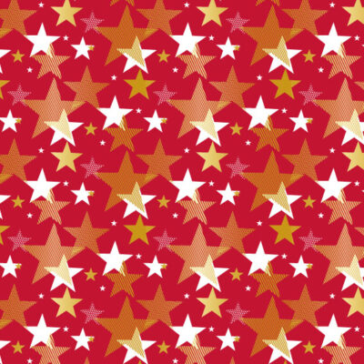 Sachets cadeau Noël Étoiles d'Or x 250 – Papier couché 60 g/m²