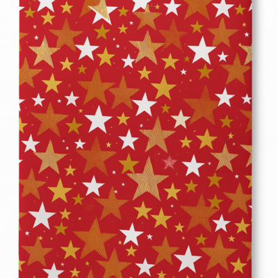 Sachets cadeau Noël Étoiles d'Or x 250 – Papier couché 60 g/m²