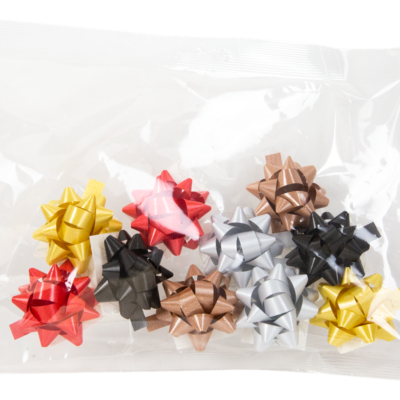 Étoiles satinées – Ø50 mm (lot de 10 étoiles)