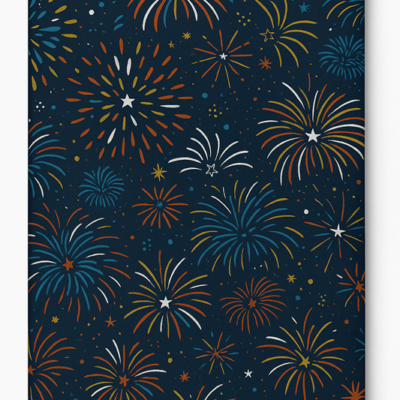 Sachets cadeau Noël Fireworks x 250 – Papier couché 60 g/m²