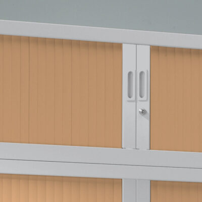 Rehausse métallique pour armoire à rideaux Bicolore