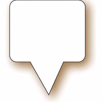 Étiquette Prix PVC 7,5 × 4,5 cm – Lot de 10